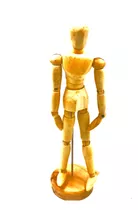 Boneco Manequin Articulado De Madeira Manga Anime 30cm