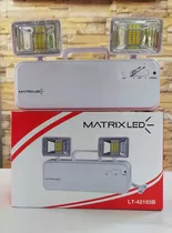 Lampara Led De Emergencia Dos Faro Marca Matrix Led Lt42103b