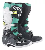 Botas Tech 7 Turquesa Alpinestars Adulto No Fox Moto Enduro