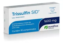 Trissulfin Sid Ourofino 1600mg C/10 Comprimidos