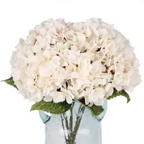 Paradise Flor Artificial Seda Arreglo Hortensia Ramo Boda 5