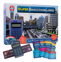 Jogo Super Banco Imobiliário Com Maquininha Cartão Estrela