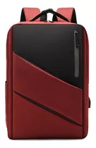 Mochila Impermeable Para Portátil Dell Asus Hp Acer Lenovo 15.6, Color Rojo