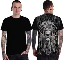 Stompy Camisetas Costas Lion Reggae Rasta Tattoo Tatuagem