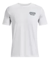 Polera Ua Boost Your Mood Hombre Blanco Under Armour