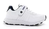 Zapatillas Kickers Lile Estilo Deportivo Blanco Colegial