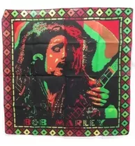 Pañuelo Pañoleta Cuadrada Bob Marley Música Reggae Jamaica