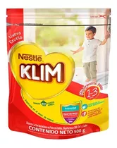 Leche De Fórmula En Polvo Nestlé Klim 1+ Sabor Miel En Bolsa De 1 De 500g - 12 Meses A 3 Años