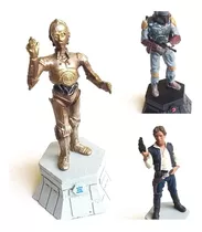 Kit 3 Peças  Miniaturas Star Wars Xadrez Oficial Metal