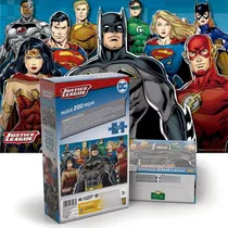 Quebra Cabeça 200 Peças Puzzle Dc Comics Liga Da Justiça