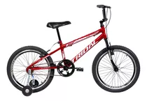 Bicicleta Aro 20 Infantil Bmx Cross Roda Lateral Tridal Cor Vermelho