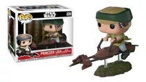 Funko Pop Princesa Leia Na Speeder Bike Star Wars