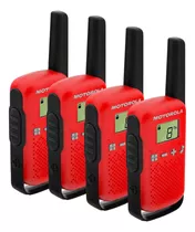 Kit 4x Rádio Comunicador Motorola T110br 25km Ht Talkabout