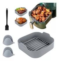 Bandeja Silicona Para Freidora De Aire Cesto Para Airfryer