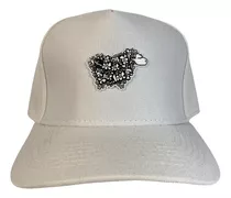 Boné Aba Curva Lost Strapback Branco Clássico Surf/skatewear