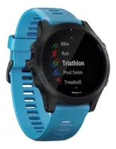 Smartwatch Garmin Forerunner 945 Bundle 1.2  Caja 47mm, Malla  Blue De  Silicona Y Bisel De  Polímero Reforzado Con Fibra