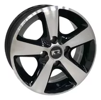 Jogo De Rodas Ford Aro 13 + Bicos (jogo) 4x108 Ford Cor Preto Diamante 4x108