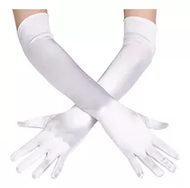 Guantes Largos  Satin Fiestas Eventos Lenceria  Femenina