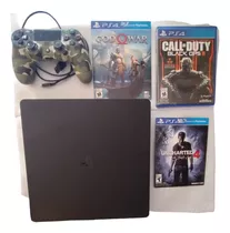 Playstation 4 Slim 500gb Control Camuflado Cables 3 Juegos