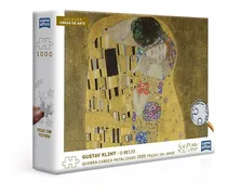 Quebra-cabeça Gustav Klimt O Beijo 1000 Peças Toyster