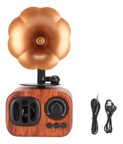 Altavoz Retro Trumpet Flower Professional Strong Bass