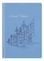 Biblia Reina Valera 1960 Económica Celeste Mediana Vinil