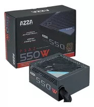 Fuente Poder Azza 550w 80 Plus Bronze Certificada 120mm