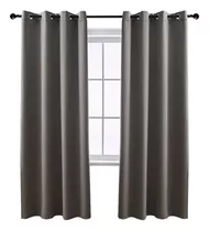 Cortina Blackout Para Ventana 132x214cm, 2pzs