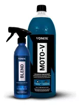 Moto-v Shampoo P/ Motos Concentrado1,5l + Blend Cera Liquida