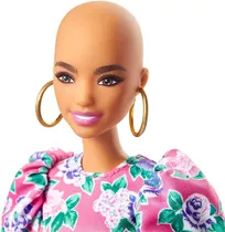 Boneca Barbie Fashionistas Sem Cabelo 150 - Original Mattel
