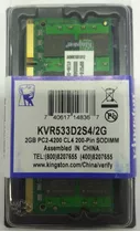 Memoria Ram Ddr2 2gb 4200/533 Laptop