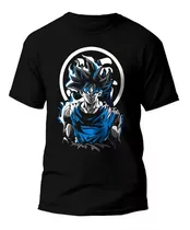 Polera Goku Dios Dragon Ball 100% Algodon 1