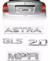 Kit Emblemas Insignias Chevrolet Astra Gls 2.0 Mpfi 1999