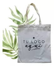 Bolsa Tela/tote Bag Personalizada Logo Diseño Imagen 45x40