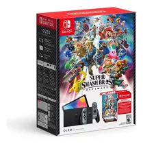 Nintendo Switch Oled Model Super Smash Bros. Ultimate Bundle Color Plomo