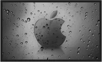 Quadro Decorativo Apple Informática Tecnologia Preto Branco