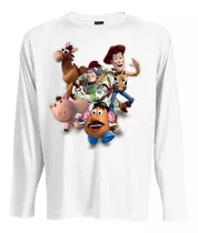 Camiseta Polar Manga Larga Polera Niño Toy Story