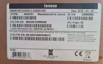 Disco Rigido Lenovo  600gb Sas 2.5 10k 12g