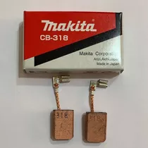 Carbones Makita Cb318 Original Esmeril Rectificador Pulidora