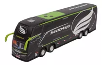 Miniatura Ônibus Santo Anjo G8 Dd Black Lançamento 4 Eixos.