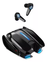 Audífonos Bluetooth Bmani Inalámbricos Auricular In-ear Gamer Earphone K68 Negro Con Luz Led