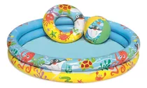 Piscina Inflable Redondo Bestway 51124 137l Multicolor