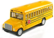 Miniatura Metal Escolar School Bus Americano Usa 1:38