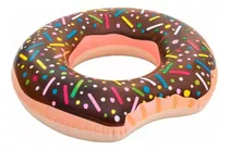 Flotador Inflable Diseño Donut 60cm Piscinas Inflables Niño Color Marrón