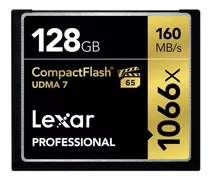 Tarjeta De Memoria Lexar 128gb Compactflash 1066x Udma