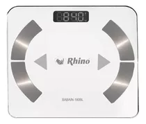 Báscula Digital Rhino Babain-180 Blanca, Hasta 180 Kg