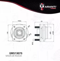 Maza Balero Rueda Delantera Grandcaravan Shadow Spirit 91-95