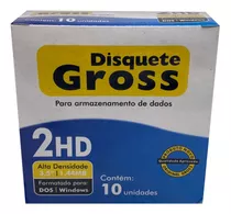 Disquete Gross 2hd 3.5 Cx. Com 10 Unidades