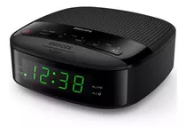 Despertador Philips Radio Tar3205 Doble Alarma Circuit Color Negro