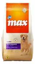 Alimento Max Professional Performance Para Perro Adulto Todos Los Tamaños Sabor Cordero, Pollo Y Arroz En Bolsa De 20kg